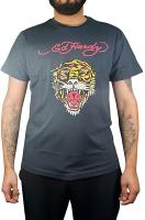 Ed Hardy Mens' Graphic T-Shirts, Faded Black, XL