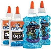 Elmer's Slime Starter Kit, Clear School Glue Clear