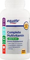 Equate Adults 50+ Complete Multivitamin/Multimineral Supplement Tablets, 450 Ct