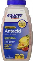 Equate - Antacid Tablets, Ultra Strength 1000 mg, 160 Chewable Tablets, Tropical Fruit Flavors