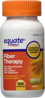 Equate - Fiber Therapy - Compare to Metamucil - For Regularity Fiber Supplement, 100 Capsules