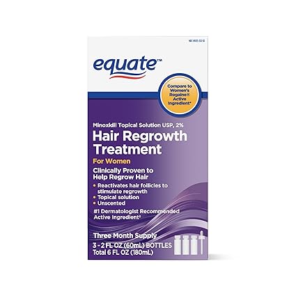 Equate Hair Regrowth Treatment for Women 3 Month Supply - USA