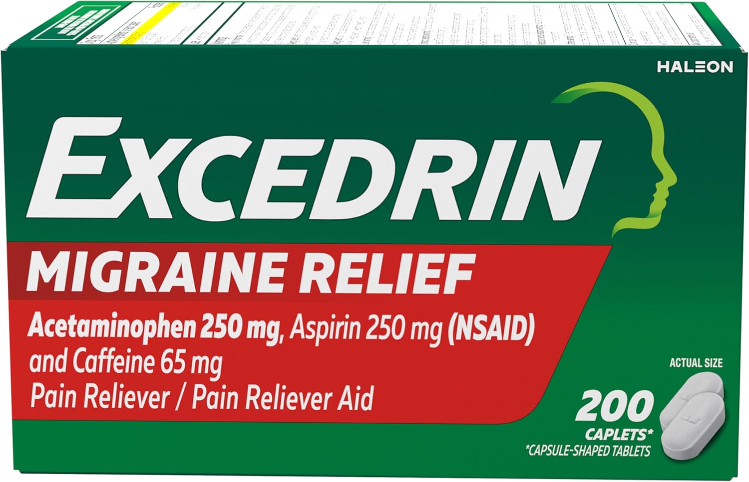 Excedrin Migraine Relief Caplets - Fast-