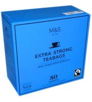Extra Strong Tea, Rich Bright and Full of Flavor, 80 Teabags, Pack of 3 - 8.8 Oz (250g)