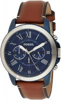 Fossil Men's FS5151 Grant Stainless Steel Quartz Chronograph Watch