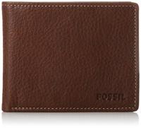 Fossil Men's Lincoln Bifold with Flip ID Wallet - Brown