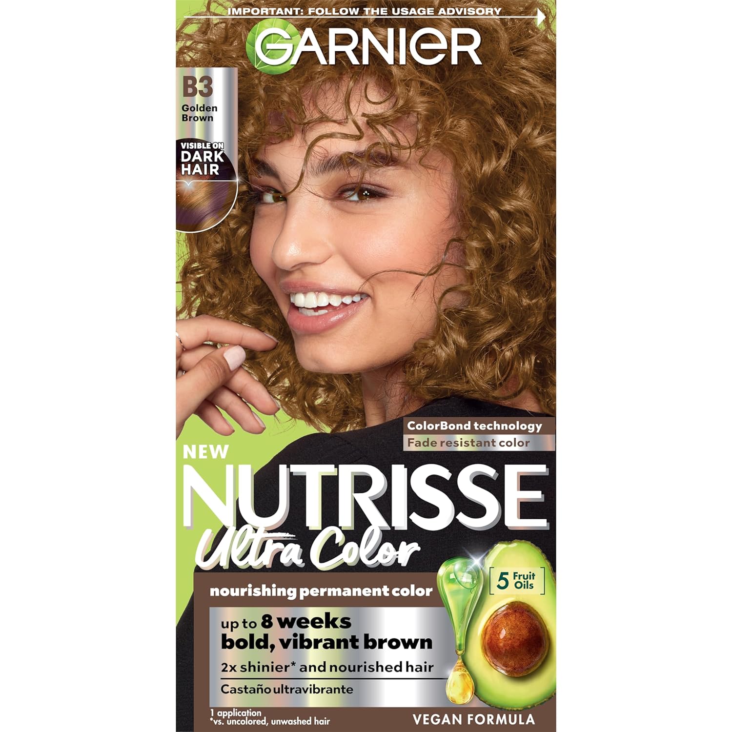 Garnier Nutrisse Ultra Color Nourishing Permanent Hair Color Crea