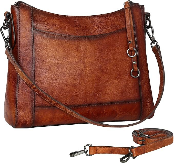 Iswee Leather Crossbody Bags for Women - Medium Ho&hellip;