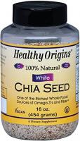 Healthy Origins Chia Seeds, White, 16 Ounce