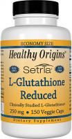 Healthy Origins L-Glutathione Natural Multi Vitamins, 250 Mg Reduced - 150 Count
