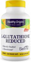 Healthy Origins L-Glutathione (Setria) 500 mg - 150 Veggie Caps