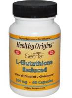 Healthy Origins Setria L-Glutathione Reduced 500 mg 60 Capsules