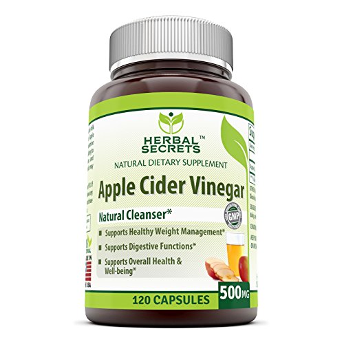 Herbal Secrets Apple Cider Vinegar 500mg 120 Capsu&hellip;