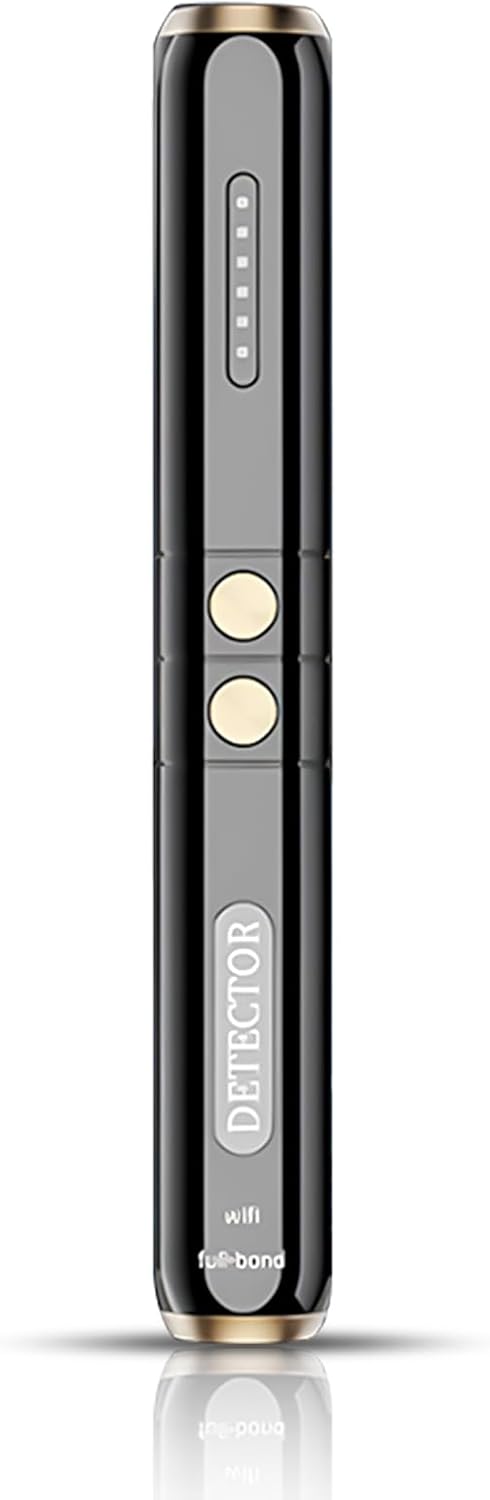 Hidden Camera Detector Black - Portable Anti Spy Bug & RF Signal Scanner, Model K2 (Pack of 1)