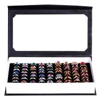 High-grade 72 Slot Ring Box Velvet Jewelry Ring Di&hellip;