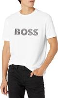 Hugo Boss Men's Modern Bold Logo Stretch Jersey T-Shirt - White Soap
