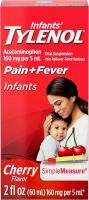 Infants Tylenol Pain Reliever-Fever Reducer, Oral Suspension, Cherry Flavor - 2 Fl.Oz (60 ml)