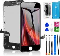 iPhone 8 Plus Screen Replacement Black with Repair Tools Kit for A1864,A1897,A1898