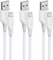 Anker iPhone Charger Powerline Certified Lightning,  Cables, 3 ft - (Pack 0f 3)