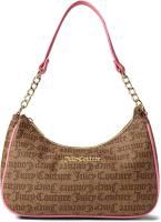 Juicy Couture Items Shoulder Bag Gothic Logo Chestnut - Chino/Pink (One Size)