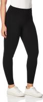 Juicy Couture Women's Essential High Waisted Cotton Legging, Deep Black - XL