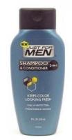 Just For Men 2 in 1 Shampoo and Conditioner, 8 oz
