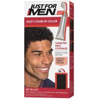 Just For Men Easy Comb-In Color, Hair Coloring for Men with Comb Applicator - Jet Black, A-60