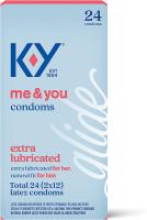 K-Y Extra Lubricated Ultra Thin Latex Condoms, HSA Eligible - 24 Count