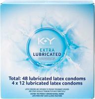 K-Y Me & You Extra Lubricated Ultra Thin Latex Condoms HSA Eligible - 48 Count