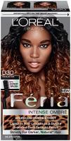 L'Oreal Paris Feria Brush-On Intense Ombre Effect Hair Color, 030 for Black Hair