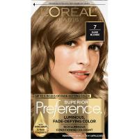 L'Oreal Paris Superior Preference Fade-Defying + Shine Permanent Hair Color - 7 Dark Blonde Hair Dye