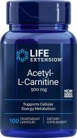 Life Extension Acetyl L-carnitine 500mg Capsules S
