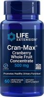 Life Extension Cranmax 500 Mg Veggie Capsules, Cranberry Whole Fruit Concentrate - 60 Ct