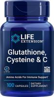 Life Extension Glutathione, Cysteine and C Vegetarian Capsules, 750mg - 100 Count