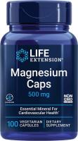 Life Extension Magnesium Vegetarian Capsules, 500mg - 100 Count