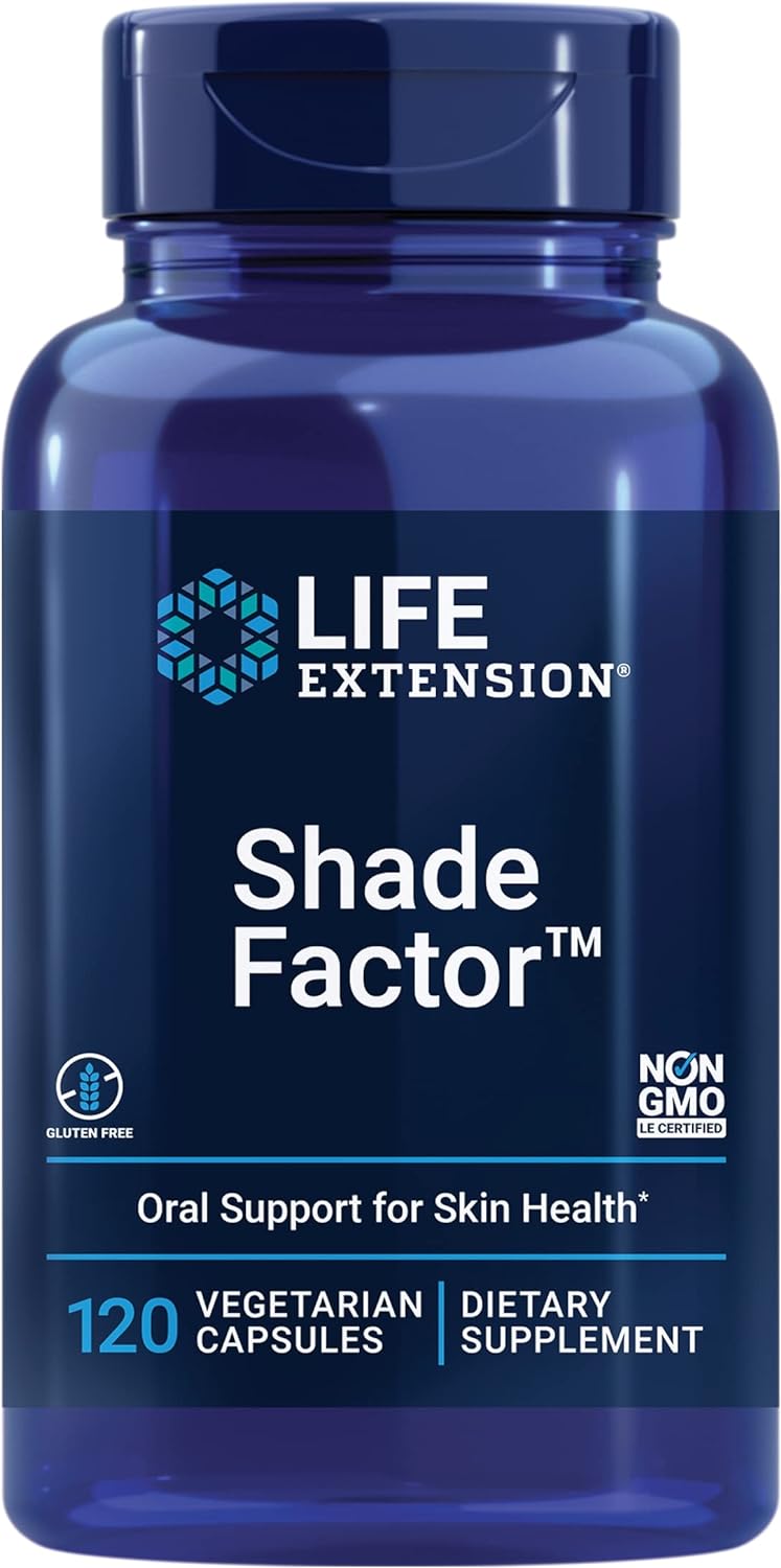 Life Extension Shade Factor for Skin Health - 120 