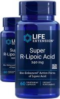 Life Extension Super R-Lipoic Acid 240mg - 60 VCaps (Multi-Pack)