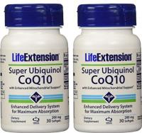 Life Extension, Super Ubiquinol CoQ10, 200mg, Pack of 2 - 30 Softgels
