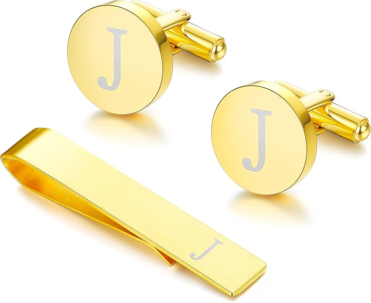 Original LOYALLOOK Personalised Initial Cufflinks &hellip;