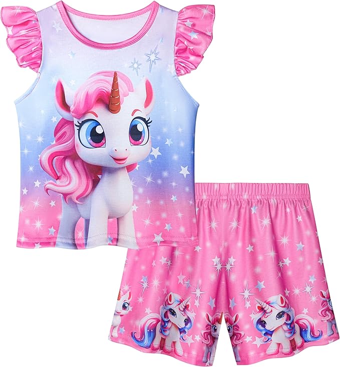 LQSZ Girls Unicorn Princess Nightgown �