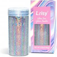 Lrisy Holographic Extra Fine Glitter Powder with Shaker Lid for Epoxy Resin, Slime, Tumblers, Nail &