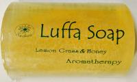 Luffa Soap Bar Scrub Aromatherapy Lemongrass Honey