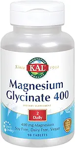 Magnesium Glycinate 400mg (as seen in First Magazine) Kal 90 Tabs