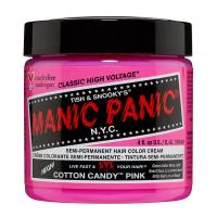 Manic Panic Semi-Permanent Hair Color Cream, Cotton Candy Pink - 4 Fl oz.(118ml)