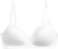 Marks & Spencer Women's Sumptuously Soft Non Wired Padded Full Cup T-Shirt Bra - White, 36B