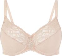Marks & Spencer Women's Wildflower Lace Minimizer Under Wired Full Cup Bra - Almond, 38DD