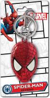 Marvel Spider-Man Colored Head Pewter Key Ring Mul