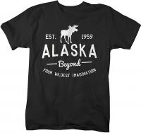 Men s Alaska State T-Shirt Beyond Your Imagination