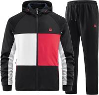 Men's Casual Long Sleeve Jogging Tracksuits Track &hellip;