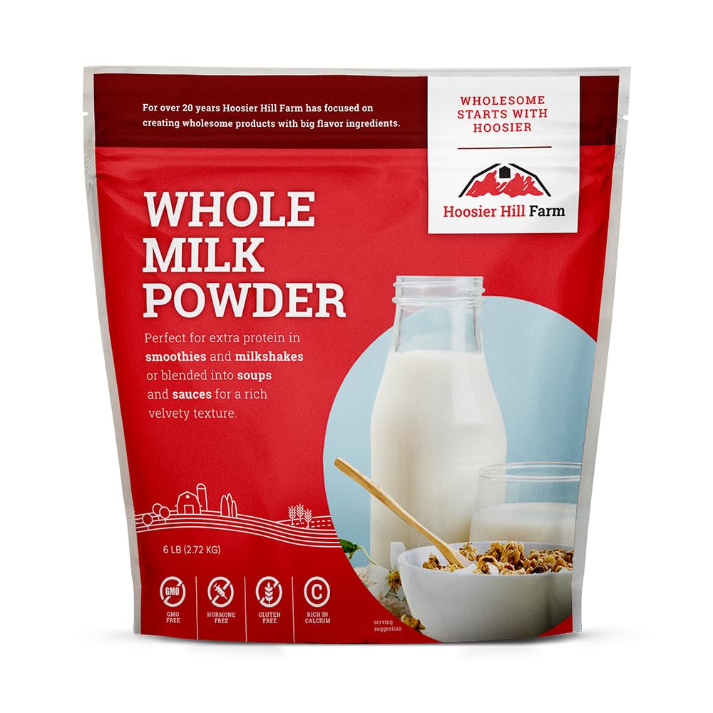 Hoosier Hill Farm Whole Milk Powder 6LB – 100% H&hellip;